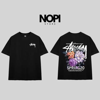 ÁO THUN STUSSY SPRING20 DESIGN FORM RỘNG NAM NỮ UNISEX VẢI COTTON CAO CẤP DÀY DẶN - NOPI STORE