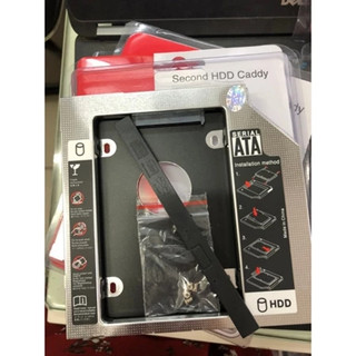 Caddy Bay Mỏng 9.5mm- NHÔM HOÀN TOÀN  - Lắp Ổ Cứng Thứ 2 Cho Laptop