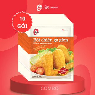  COMBO 10 Bột chiên gà giòn gói 70g O'Food 