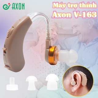 Máy trợ thính cho người già Axon V-163 – Nghe rõ hơn, giảm ù tai, dễ sử dụng, có hộp đựng