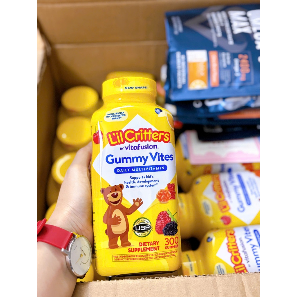 [MẪU MỚI] Kẹo dẻo Gummy Bears Gummy Vites cho bé 2 tuổi trở lên