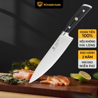 Dao đầu bếp thái lọc thịt cá sắc bén chất liệu thép không gỉ cao cấp - Kingshark Premium Series PN11