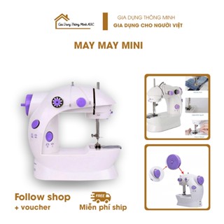 Máy May Mini Để Bàn Gia Đình - Máy Khâu Cầm Tay Mini Gia Đình Siêu Tiện Lợi
