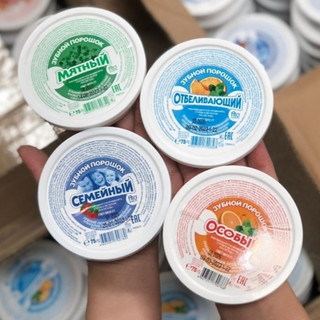 [MẪU MỚI] Bột Trắng răng Nga- Bột trắng răng vị Bạc hà Màu Ngẫu Nhiên