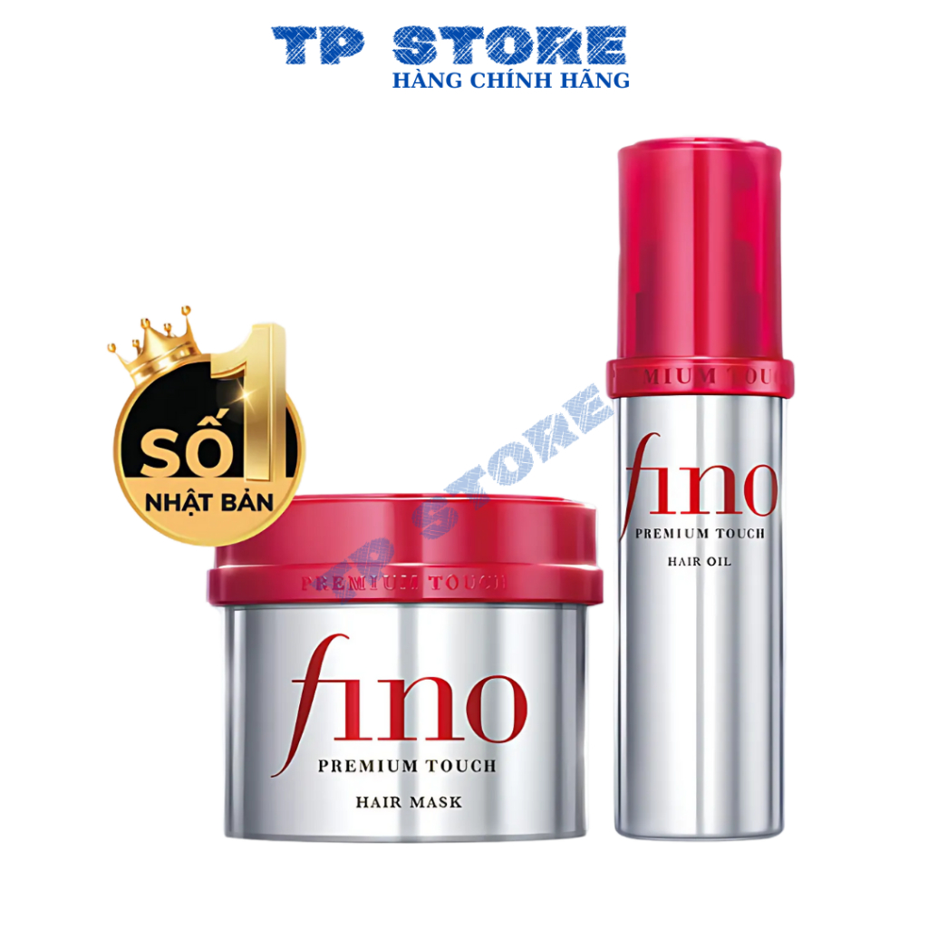 Kem Ủ Tóc Cao Cấp Fino Premium Touch B 230g + Dầu Dưỡng Tóc Cao Cấp Fino Premium Touch Hair Oil B 70
