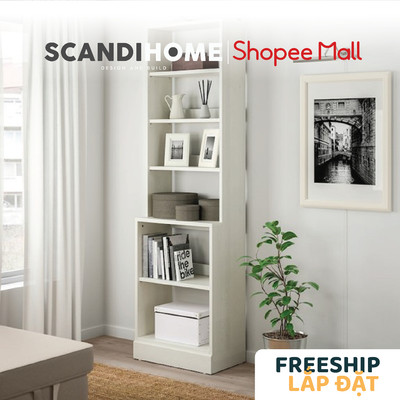 BODO, Kệ kệ để đồ 6 tầng SHE_035, 61x37x212cm, kệ gỗ Scandi Home