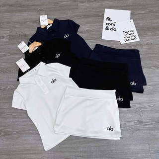  BỘ  CV- AIA POLO  Sét chất UMI LẠNH áo polo tay cộc+ chân váy lót quần. Đủ size SMLXL 40kg- 70kg 