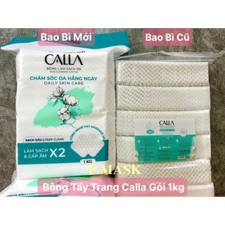  Bông Tẩy Trang 1kg hạt Massage CALLA - Chính hãng Bông Bạch Tuyết 