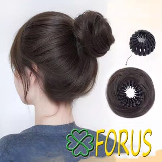 Tóc giả búi tròn co dãn B11 😍FREESHIP😍 búi tóc giả kẹp ôm co dãn, búi tóc thời trang, tóc giả nữ thời trang