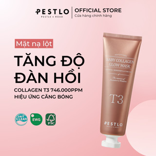   KHÔNG KÈM CỌ SILICONE  Mặt nạ lột PESTLO T3 Baby Collagen Glow Mask 70ml 