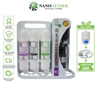 Máy lọc nước Nano Geyser ECO SLIM, Công nghệ lọc nước tinh khiết RO, Bảo hành 5 năm