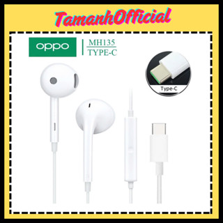 Tai nghe có dây Oppo Jack chân Type C có chống ồn âm thanh chuẩn - Bảo hành Lỗi 1 đổi 1 .