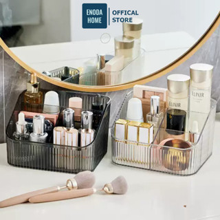  Hộp Đựng Mỹ Phẩm Trong Suốt ENODA HOME Khay Nhựa Đựng Đồ Để Bàn Đa Năng P066 