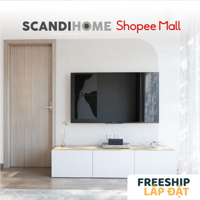 MORA, Kệ TV 3 gian STO_099, 180x42x38cm, Scandi Home