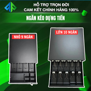  Ngăn kéo thu ngân két đựng tiền 5 kẹp 10 kẹp kết nối máy in hóa đơn lớn nhỏ 