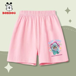 Quần đùi bé gái BOBDOG chất liệu cotton cạp chun in hình babythree mẫu mới cho bé