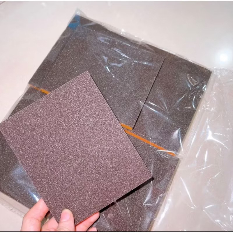 Lốc 10 miếng Cước mút cam nhám chùi nồi- rửa chén