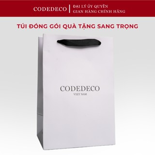 Túi đóng gói làm quà tặng CODEDECO kèm ruy băng thắt nơ màu ngẫu nhiên