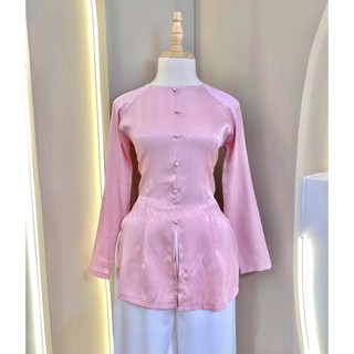   Áo Lẻ  Áo bà ba đi lễ chùa chụp ảnh chất lụa xước cúc ngọc   không kèm quần  -SÍN STORE-L06A 