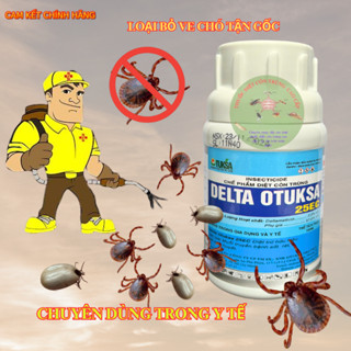   chinhs hãng  Delta Otuksa 25EC  100ml  - Thuốc diệt ve chó Bọ Chét trong nhà 
