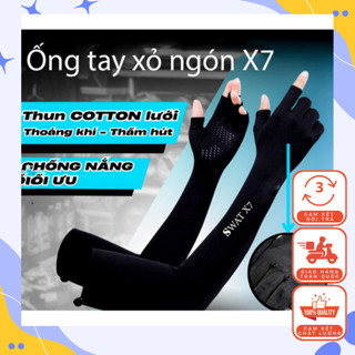 Găng ống tay chống nắng SWAT X7 và Swat X4 Xỏ ngón đủ màu chính hãng