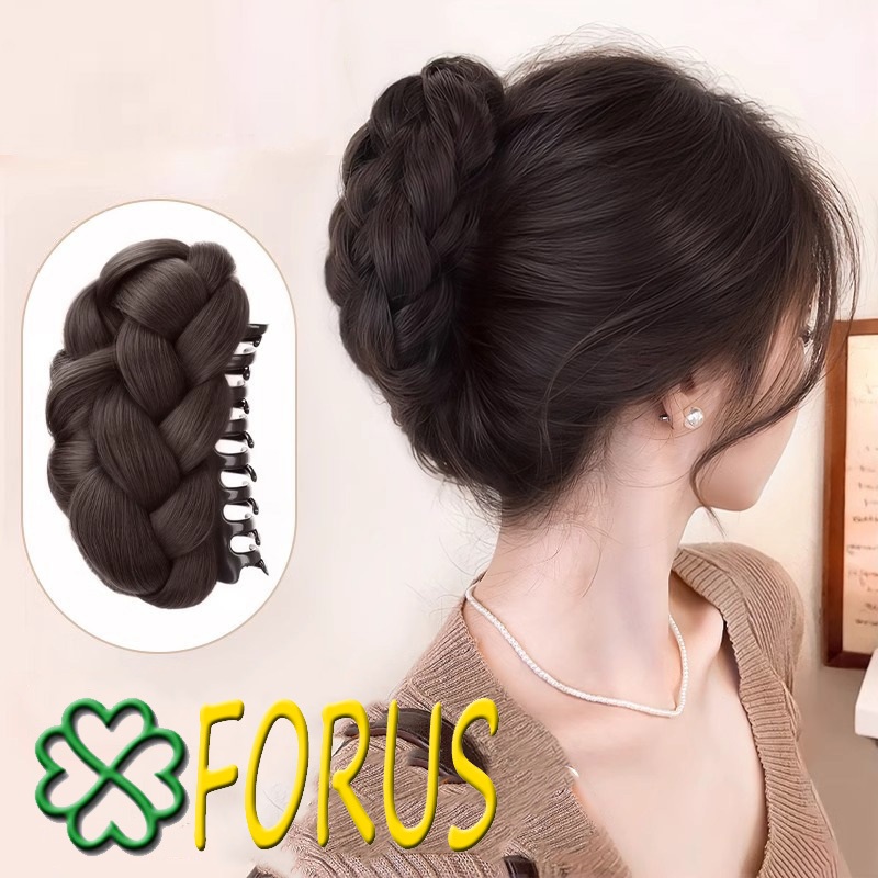 Tóc giả búi kẹp tóc tết B12 ❤️FREESHIP❤️ búi kẹp gắp tóc giả, tóc giả búi thời trang nữ, búi tóc giả