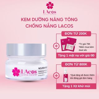 Kem Dưỡng Trắng Nâng Tông Chống Nắng LAcos Nourish Face Cream – SPF 45/PA+++ Kết Cấu Mỏng Nhẹ Giúp Da Trắng Hồng 30g