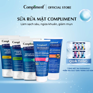 Sữa Rửa Mặt Compliment No Problem ngăn ngừa mụn sạch sâu 200ml