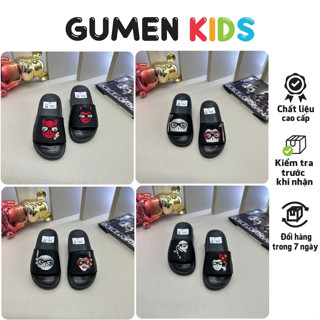 Dép Trẻ Em Cao Cấp Hình Thêu Cực Đẹp - Dép Cao Su Cao Cấp Dành Cho Bé Siêu Bền Siêu Đẹp