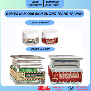 Quê Skin - Kem nám Thuần Chay, Nám trắng da cô đặc 1 comno 2 lọ KEM NÁM CÔ ĐẶC QUÊ SKIN . TRẮNG DA , MỜ NÁM [ Hàng cty]