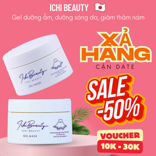 Kem dưỡng ẩm da mặt Ichi Beauty ban đêm ban ngày, Gel dưỡng ẩm đến 72h giúp trắng da mặt cấp ẩm giảm sạm nám Nhật Bản