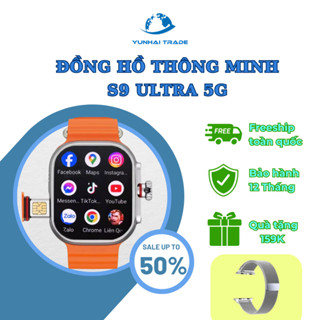 Đồng Hồ Thông Minh S9 Ultra 5G - Lắp SIM Nghe Gọi, Chơi Game, Camera Xoay 180°, Đa năng, Giá Tốt, Bảo Hành 12 Tháng