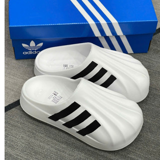 Dép adidas AdiFOM Superstar Mule - White.Dép Sục Adidas Trắng Sọc Đen