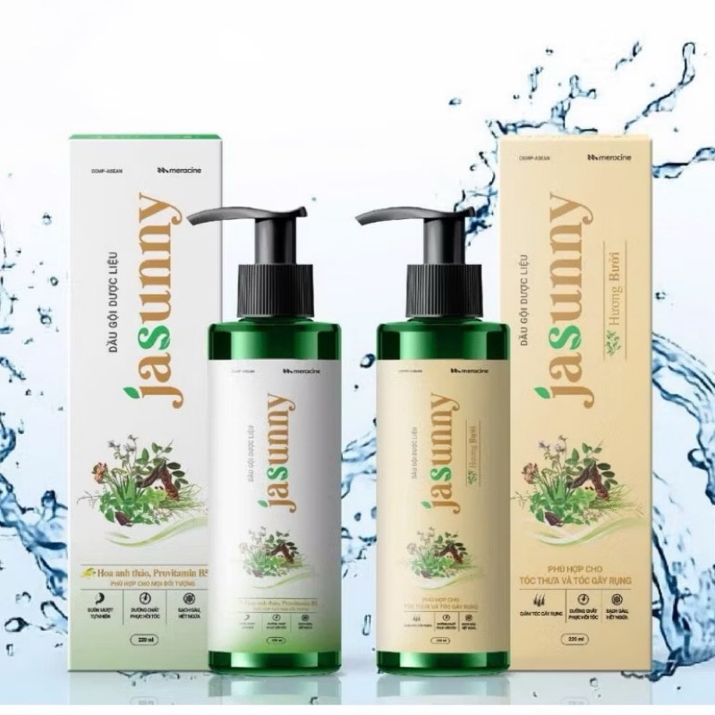 Dầu gội dược liệu JASUNNY  hỗ trợ giảm gàu và ngứa da đầu