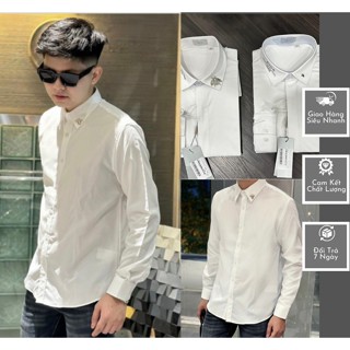 Áo Sơ Mi Dl.OR Hoạ Tiết Thêu Cổ Phối Ong Sắt Chắc Chắn Hàng Đẹp Dày Dặn Bản Chuẩn Cao Cấp Dễ Phối Đồ Hottrend 2025