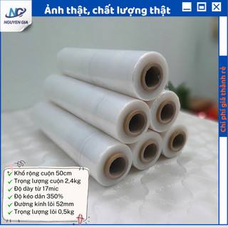 Màng pe bọc hàng 50cm nặng 2,4kg