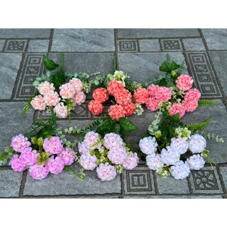 Cành hoa cẩm tú cầu - hoa vải lụa cao cấp.
