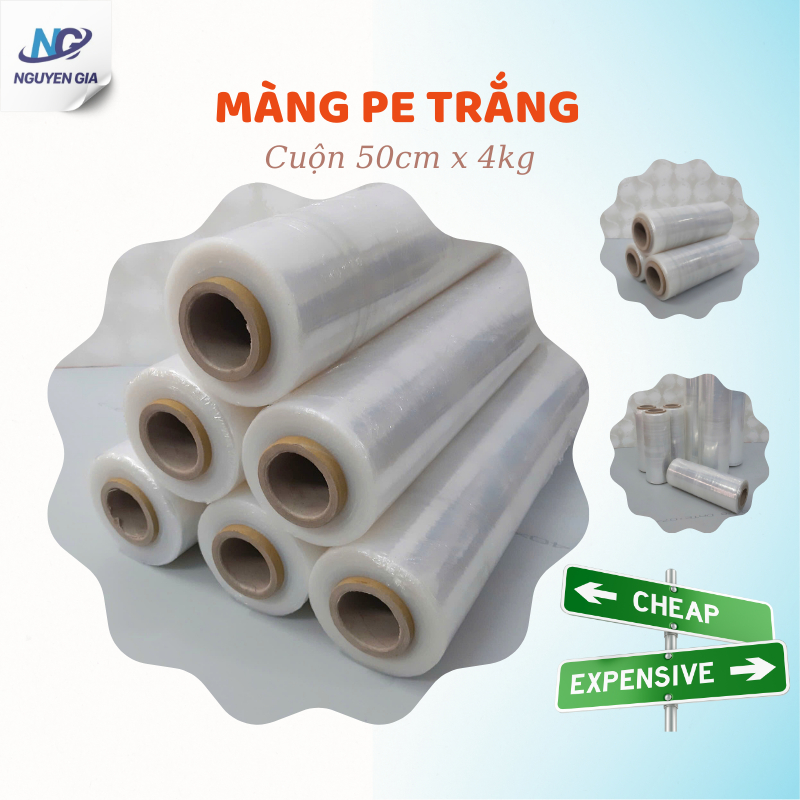 Cuộn nilon quấn hàng 1.2kg
