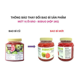 Sốt ổi hồng Boduo 1kg (bao bì mới)