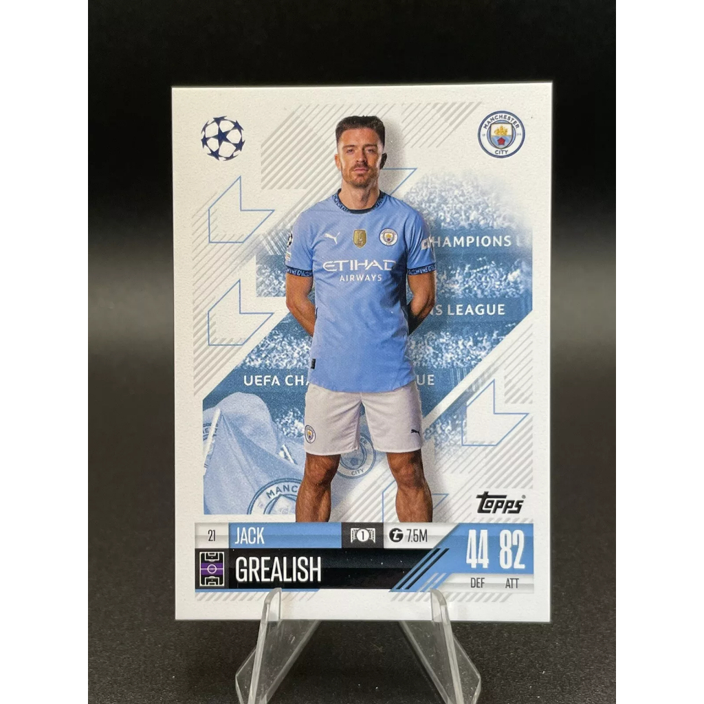 Thẻ Jack Grealish Topps Match Attax 2024/2025 (Manchester City) (24/25)