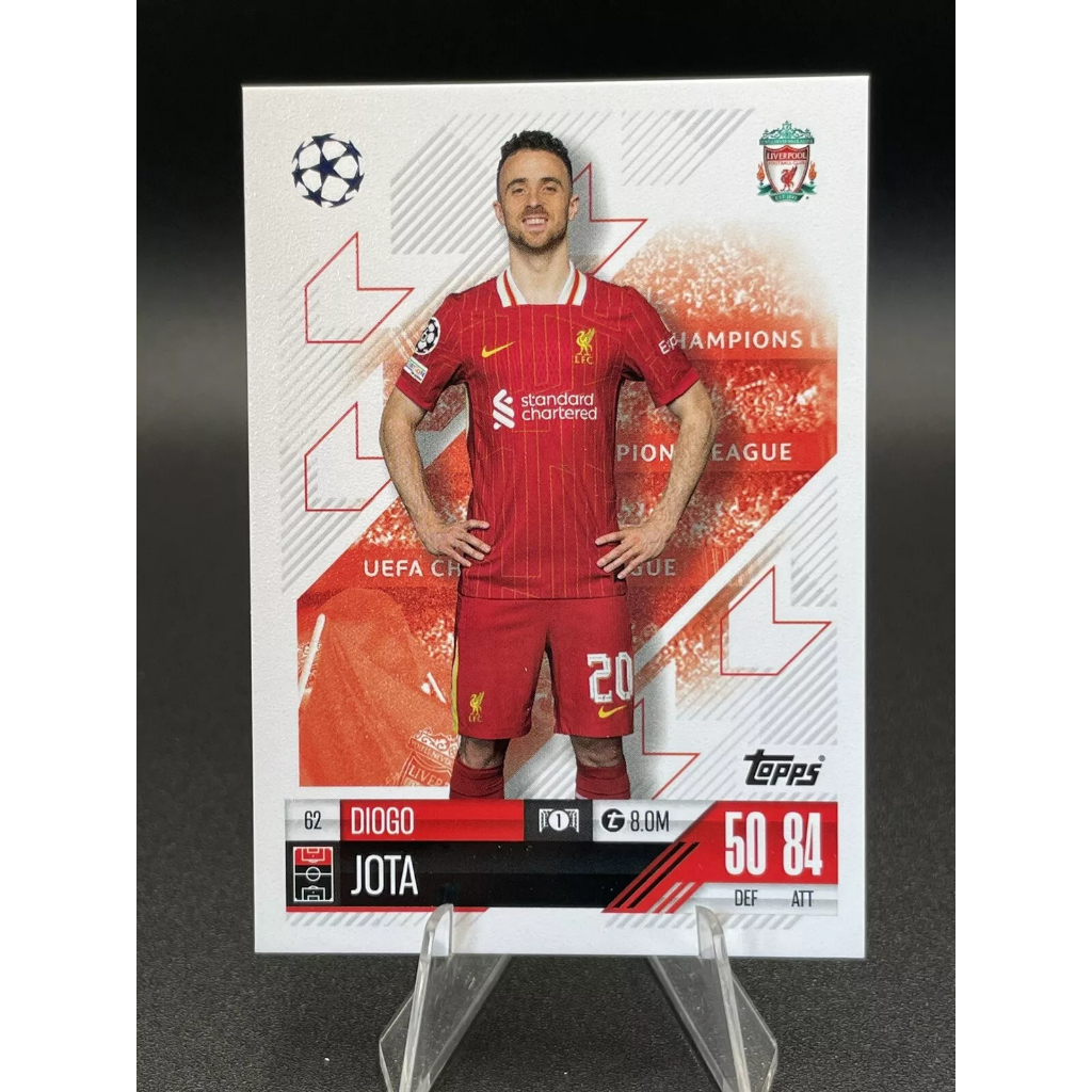 Thẻ Diogo Jota Topps Match Attax 2024/2025 (Liverpool) (24/25)