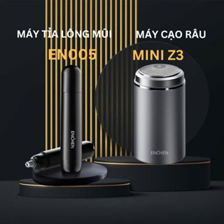 Máy cạo râu mini Enchen Z3 , chống kẹt râu, lưỡi dao 3 vòng tự mài,pin dùng đến 3 tháng - BH 6 tháng