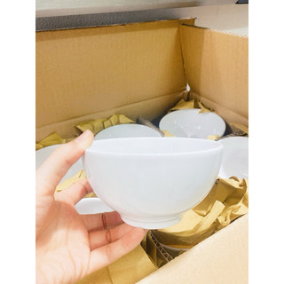  Combo 5 10 chén cơm sứ Minh Long 12cm Camellia- Gốm Sứ Minh Long 