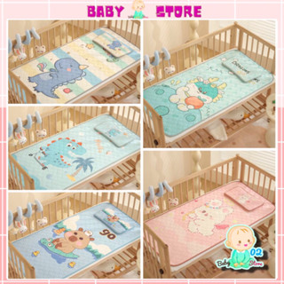   Hàng Đẹp  Chiếu Điều Hoà Cao Su Non Tặng Kèm Gối Cho Bé In Hình 5D  KT: 60x120cm  