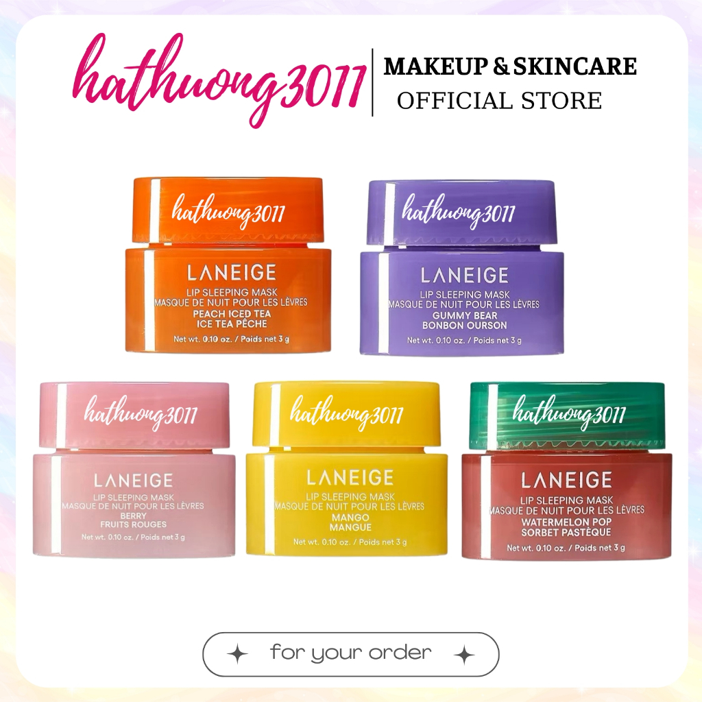 Mặt Nạ Ngủ Môi LANEIGE Lip Sleeping Mask 3g (Mẫu mới 2024)