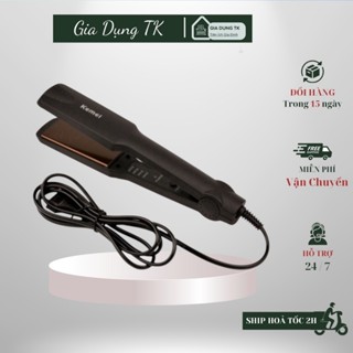 Máy Là Tóc Duỗi Tóc 4 Nấc Nhiệt Size To KEMEI PRO_KM329 ,Dụng Cụ Tạo Kiểu,Làm Đẹp, Là Thẳng Tóc đẹp