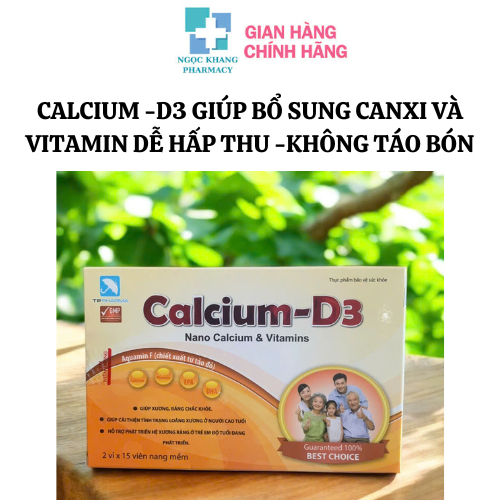 Calcium -D3 bổ sung Nano calcium và Vitamim cho trẻ em phát triển chiều cao-phụ nữ có thai cho con b