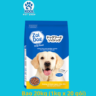 [ Siêu rẻ ] Zoi Dog ( Bao 20kg ) - Thức ăn hạt dành cho Chó trên 12 tháng tuổi - Xuất xứ Thái Lan.