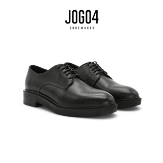 Giày da nam Derby JOG04 , chất liệu da bò nappa , đế cao su nguyên khối tăng chiều cao ( D2 )