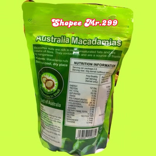 Hạt mắc ca ăn liền xuất xứ Úc 500 gram